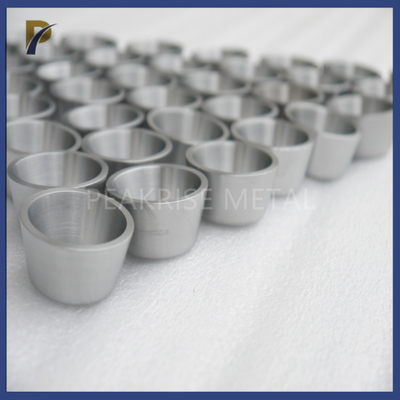 Machined Molybdenum Crucible 35ml Volume High Temperature Crucible Mo Crucible For Laboratory Testing Melting Crucible