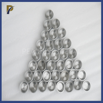 Machined Molybdenum Crucible 35ml Volume High Temperature Crucible Mo Crucible For Laboratory Testing Melting Crucible