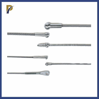 Diameter 5.0mm Tungsten Wire Electrode Cable Rope Properties Of Tungsten Wire For Vacuum  Single Crystal Furnace