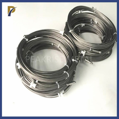 Diameter 5.0mm Tungsten Wire Electrode Cable Rope Properties Of Tungsten Wire For Vacuum  Single Crystal Furnace