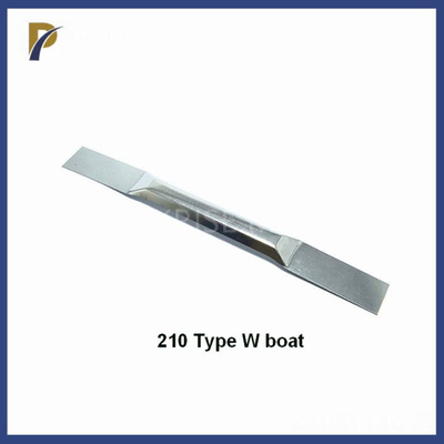 Flat Bottom Stamped Pure Tungsten Boat For Evaporation #210 #310 #215 #315 #320 Tungsten  Evaporation Boat