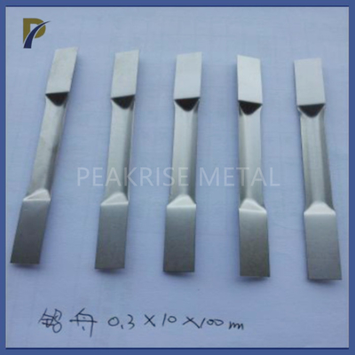 Pure Tungsten Boat Thermal Evaporation For Vacuum Industry Tungsten Coating Boats Stamping Tungsten Boat