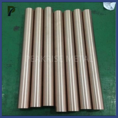Dia 25mm WCu20 Tungsten Copper Alloy Rod Bright Surface For Electrodes Tungsten Copper Rod Copper Tungsten Bar