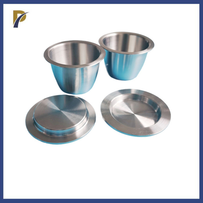 Laboratory Analysis Zirconium Crucible With Rims Molten Precious Metal Zr702 Crucible