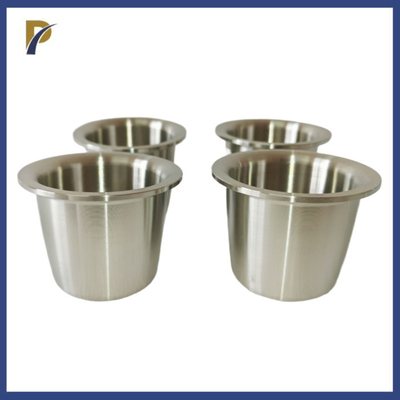 Laboratory Analysis Zirconium Crucible With Rims Molten Precious Metal Zr702 Crucible