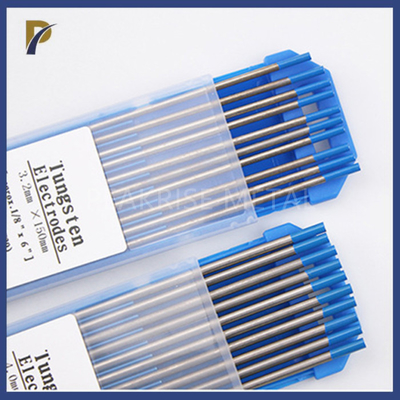 WY20 Wolfram Tig Yttrium Tungsten Electrodes Diameter 2.0mm Blue Tungsten Electrode  For Stainless Steel Welding