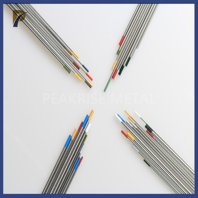 Polished TIG Welding Tungsten Electrodes Rod 0.5~25mm Diameter Green Tungsten Electrode Red Tungsten Electrode