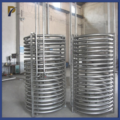 Heater Coil Tube Titanium Coil Pipe Gr1 Gr2 Titanium Tube For Heating Exchanger